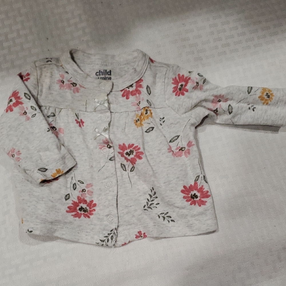 child of mine Pink Floral & Gingham Baby Mix Bundle Of Cloths - Picture 7 of 9